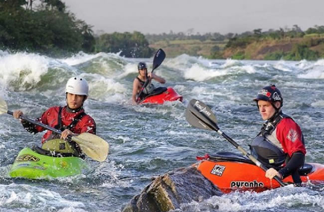 Kayaking and canoeing.